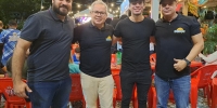 ComissÃ£o organizadora do prÃ©-Caju, Ygor GarcÃªs, AndrÃ© Machado, Felipe e Tadeu AraÃºjo 