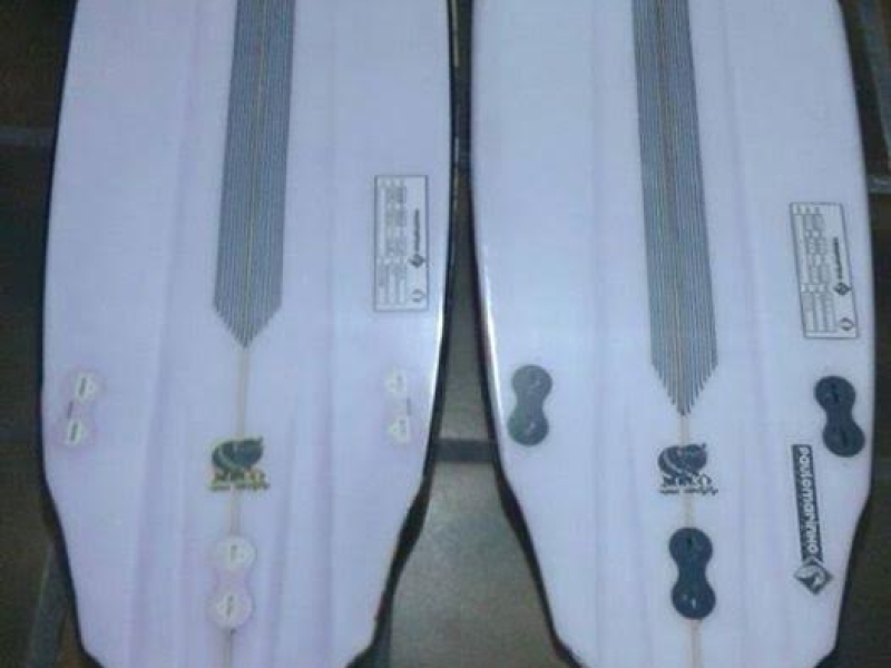 Fotos da K-Bat Jet modelo para desenvolver velocidade em ondas cheias (Imagem: Arquivo Pessoal)