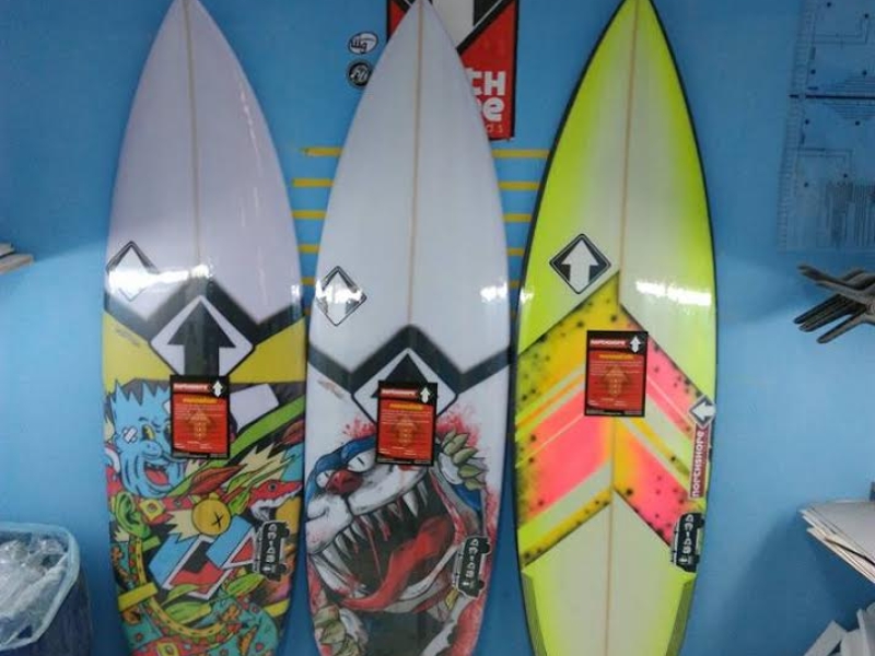 Fotos da K-Bat Jet modelo para desenvolver velocidade em ondas cheias (Imagem: Arquivo Pessoal)