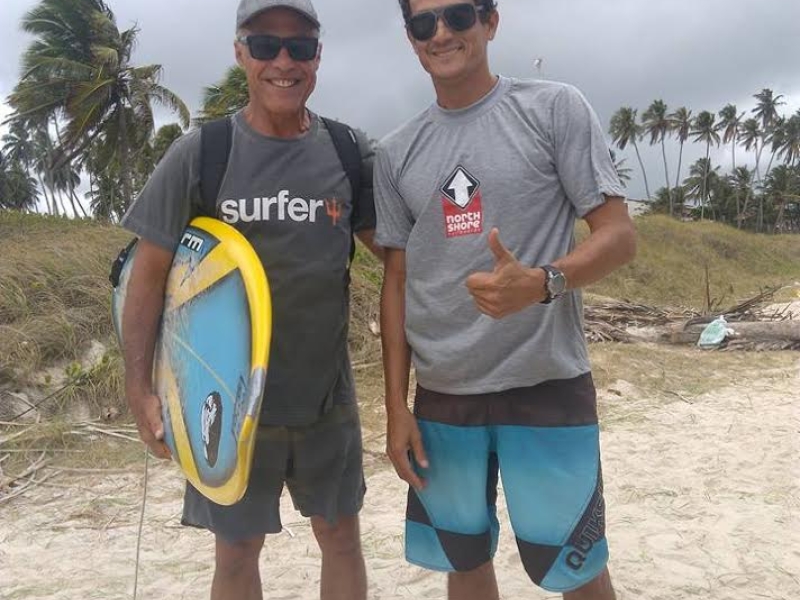Com o jornalista, proprietÃ¡rio e editor do Canal de TV Woohoo e Big Rider Ricardo BocÃ£o (Imagem: Arquivo Pessoal)