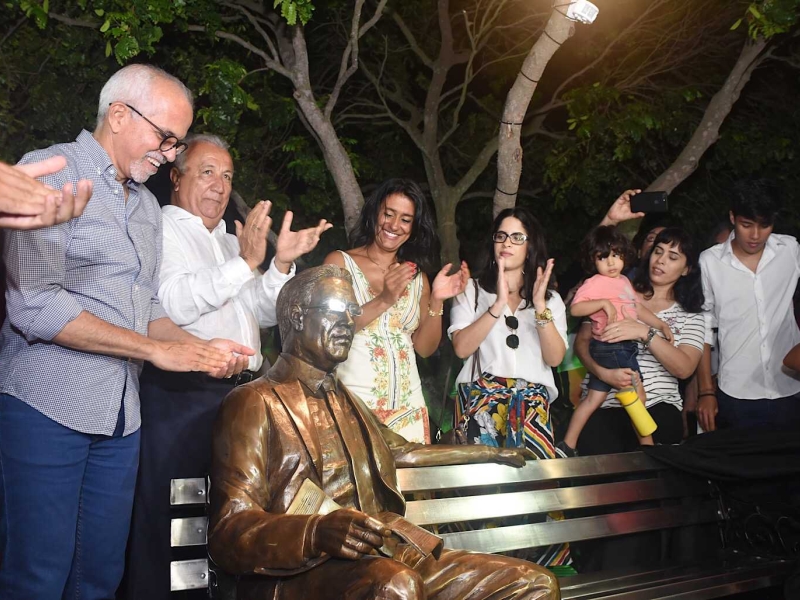 InauguraÃ§Ã£o do monumento em homenagem ao ex-governador Marcelo DÃ©da (Foto: Marcelle Cristinne/ASN)