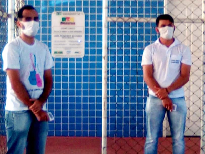 Equipe de apoio da Prefeitura Municipal de SaÃºde de RibeirÃ³polis (Foto: Assessoria FACS)