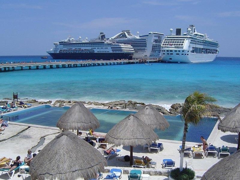 Parada na Costa Maya (Foto: Carla Passos)