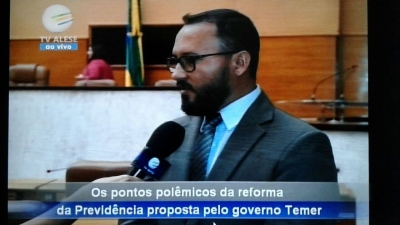 Em entrevista à TV Alese especialista esclarece Reforma da Previdência e dá dicas (Imagem: Jadilson Simões/Agência Alese) Em entrevista à TV Alese especialista esclarece Reforma da Previdência e dá dicas (Imagem: Jadilson Simões/Agência Alese)