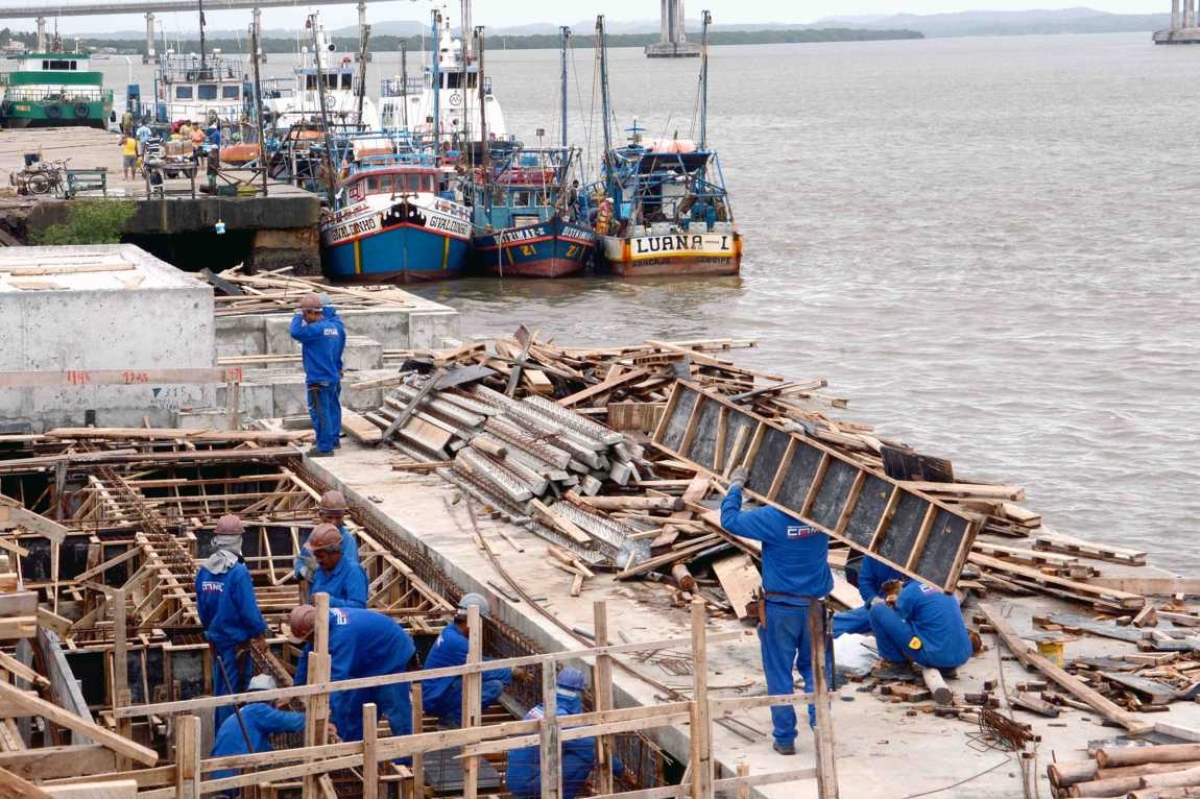 A nova obra visa também melhorar as condições de trabalho para quem depende das atividades ligadas à pesca (Imagem: André Moreira/ASN) A nova obra visa também melhorar as condições de trabalho para quem depende das atividades ligadas à pesca (Imagem: André Moreira/ASN)