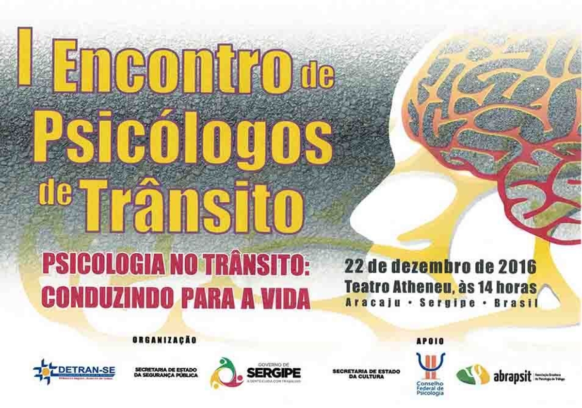 Detran/Sergipe realiza I Encontro de Psicólogos de Trânsito no dia 22 (Imagem: Detran/SE) Detran/Sergipe realiza I Encontro de Psicólogos de Trânsito no dia 22 (Imagem: Detran/SE)