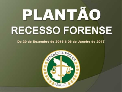 Defensoria Pública de Sergipe atende em regime de plantão durante recesso forense (Imagem: DPE/SE) Defensoria Pública de Sergipe atende em regime de plantão durante recesso forense (Imagem: DPE/SE)