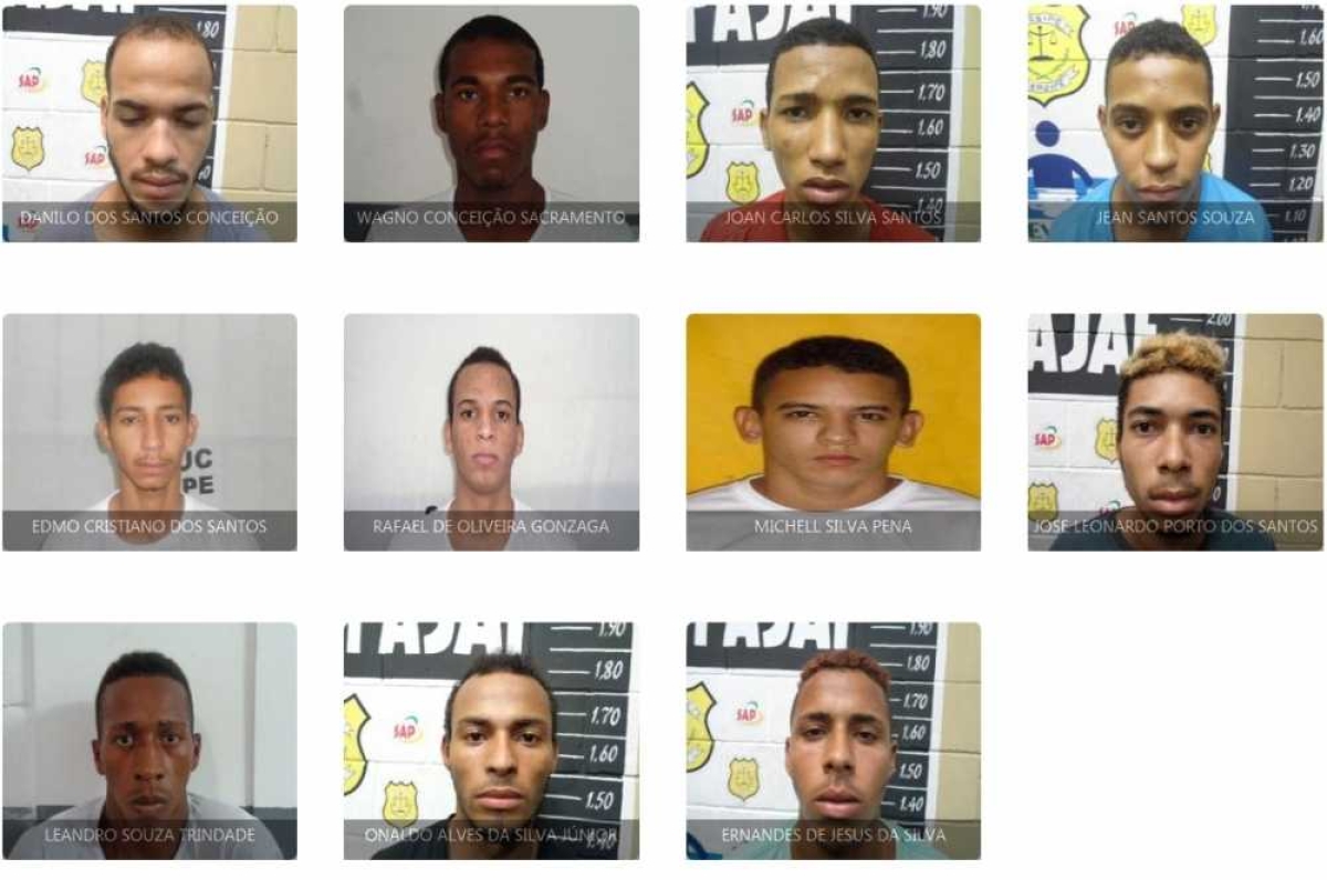 As fotos foram publicadas no site do sistema prisional em Sergipe (Imagem: Sejuc/SE)