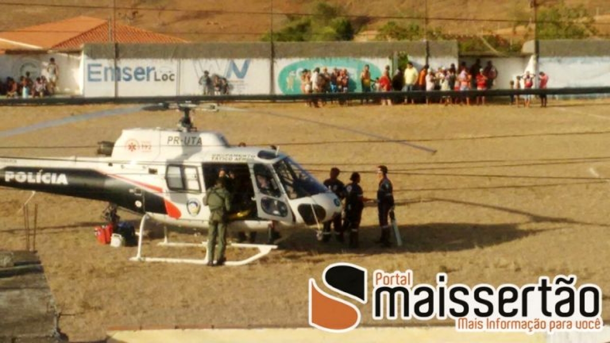 Criança atropelada por irmão permanece internada no Huse (Imagem: Portal Mais Sertão)