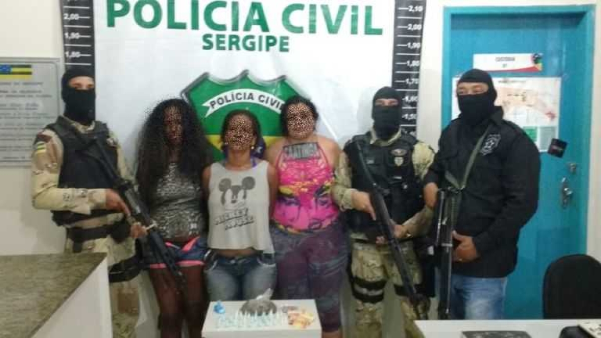 Polícia deflagra operação e prende quadrilha de mulheres acusada de tráfico (imagem: Portal Mais Sertão)
