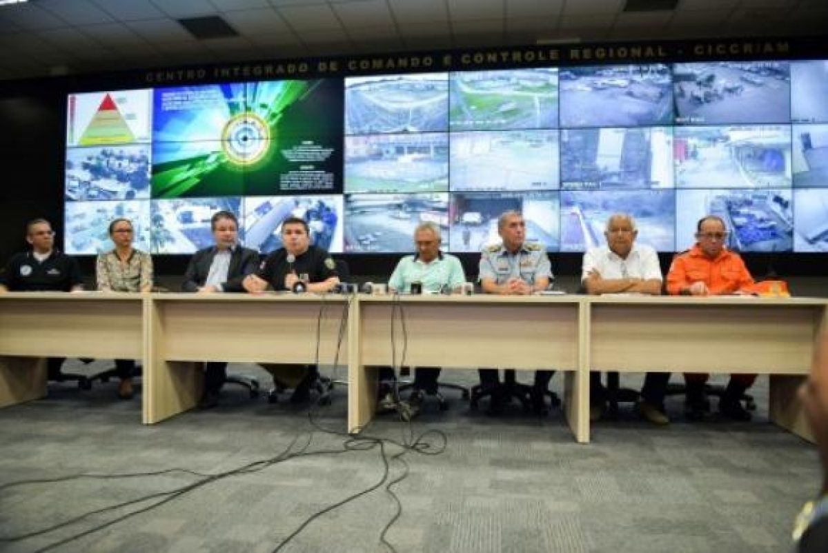 �?rgãos de Segurança apuram confronto de facções criminosas que deixou 60 presos mortos no Compaj (Imagem: Valdo Leão/Secom Governo do Amazonas)