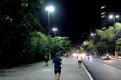 Furto do cabeamento da Praia Formosa compromete iluminação (Imagem: André Moreira/PMA)