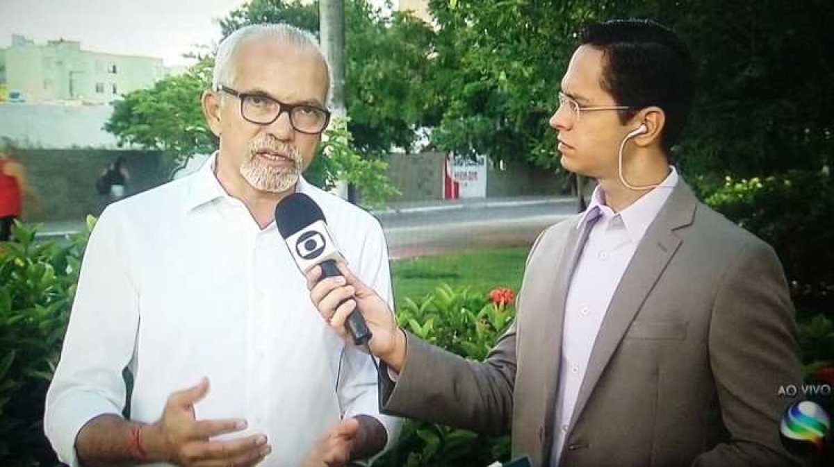 Edvaldo Nogueira reafirma compromisso com salários dos servidores de Aracaju. (Imagem: Reprodução/TV Sergipe)