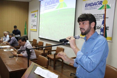 Secretário Esmeraldo faz abertura do Fórum de secretários (Imagem: Emdagro/SE)
