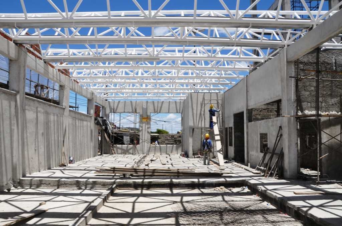 Novo Terminal Pesqueiro está 75% concluído (Imagem: Jorge Reis/Seinfra/SE)