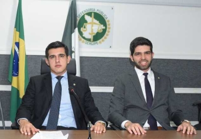 Defensores Públicos Saulo Lamartine e Gustavo Dantas (Imagem: DPE/SE)