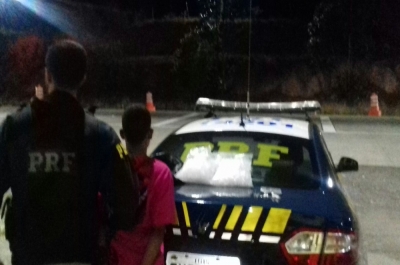 Com ele, PRF também encontrou cocaína e maconha (Imagem: PRF)