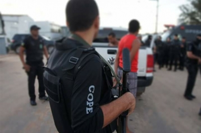 Operação realizada pelo Cope (Foto: Arquivo Portal Infonet)