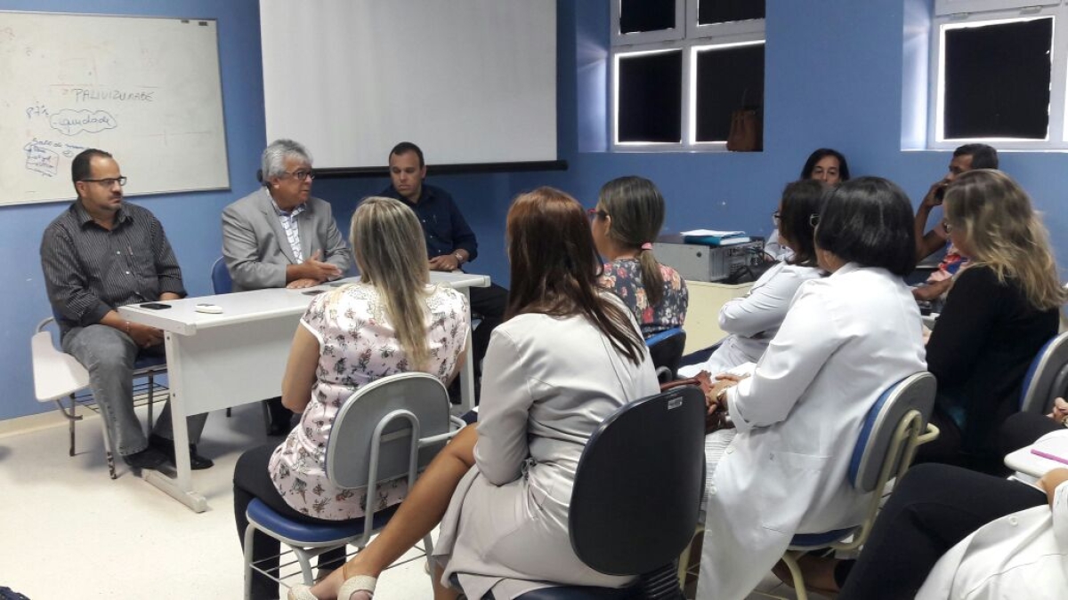 Almeida Lima anuncia Luís Eduardo Correia como secretário Executivo da Saúde (Foto: Júnior Matos/SES/SE)