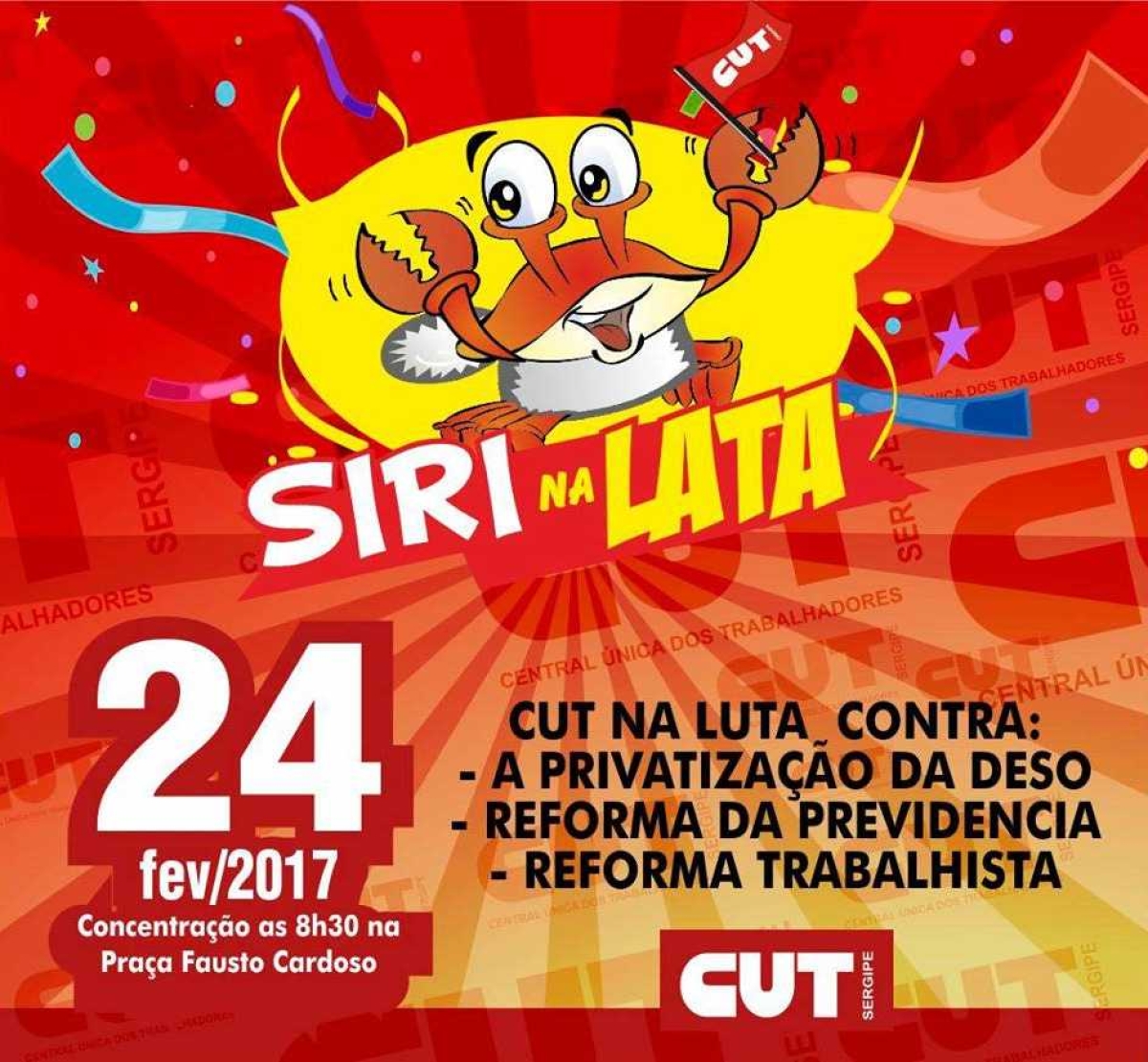 Com sede de justiça, bloco Siri na Lata vai ocupar as ruas de Aracaju (Imagem: Divulgação)