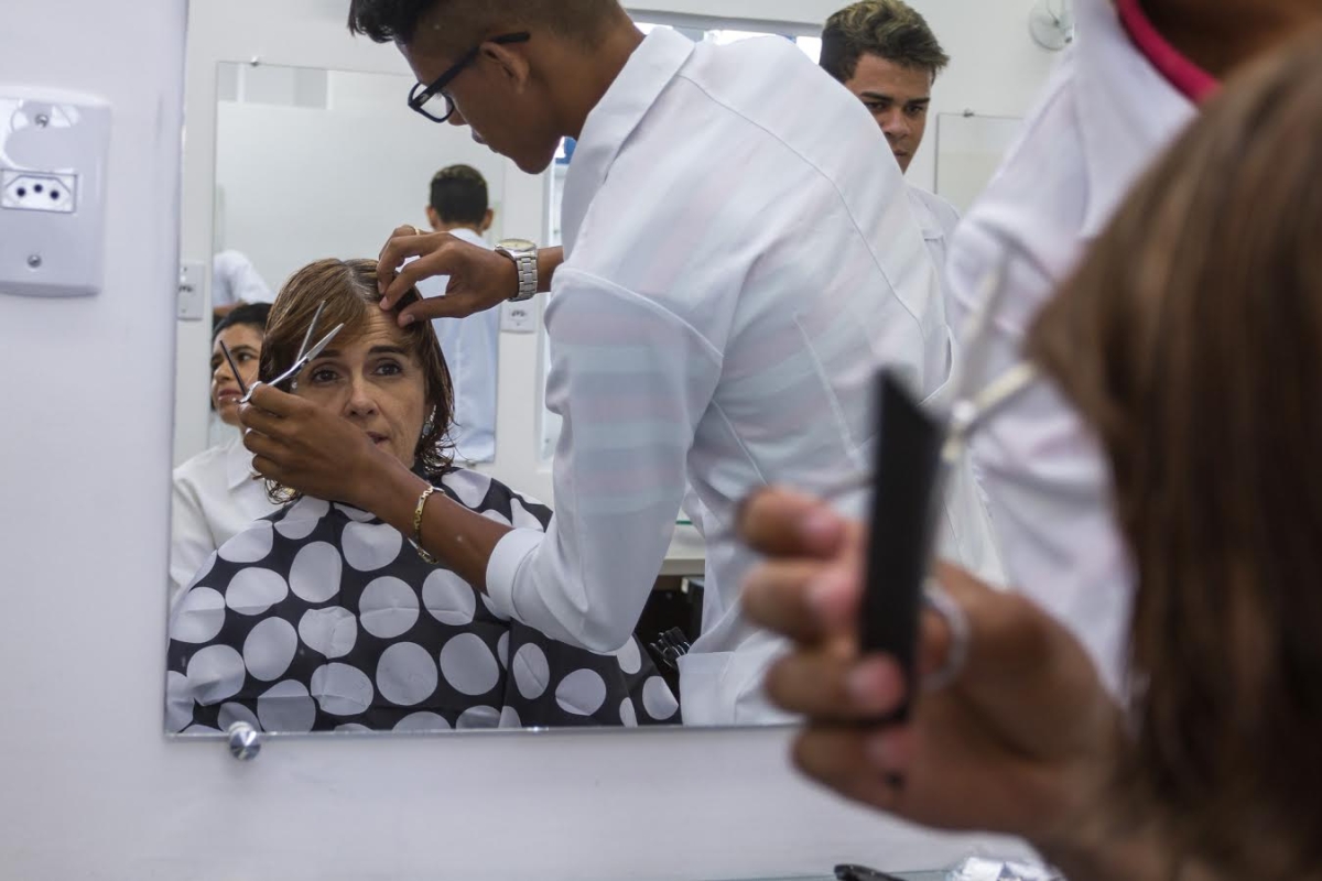 Senac oferece serviços de beleza gratuitos (Foto: Senac/SE)
