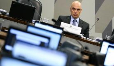 Sabatina de Alexandre de Moraes na CCJ do Senado durou mais de 11 horas (Foto: Marcelo Camargo/Agência Brasil)