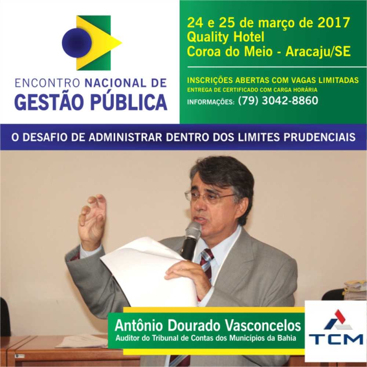 Auditor do Tribunal de Contas dos Municípios da Bahia, Antônio Dourado Vasconcelos (Imagem: Divulgação)