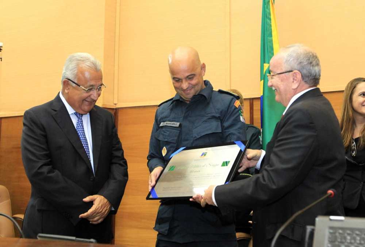O governador Jackson Barreto participou das comemorações dos 182 anos da Polícia Militar de Sergipe, realizada pela Assembleia Legislativa (Alese) (Foto: André Moreira/ASN) O governador Jackson Barreto participou das comemorações dos 182 anos da Polícia Militar de Sergipe, realizada pela Assembleia Legislativa (Alese) (Foto: André Moreira/ASN)