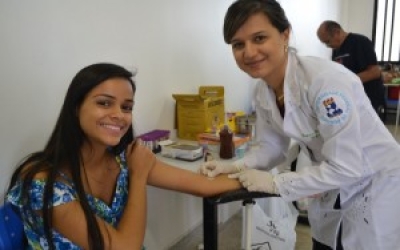 A coleta foi organizada em parceria com estudantes (Foto: SES/SE) A coleta foi organizada em parceria com estudantes (Foto: SES/SE)