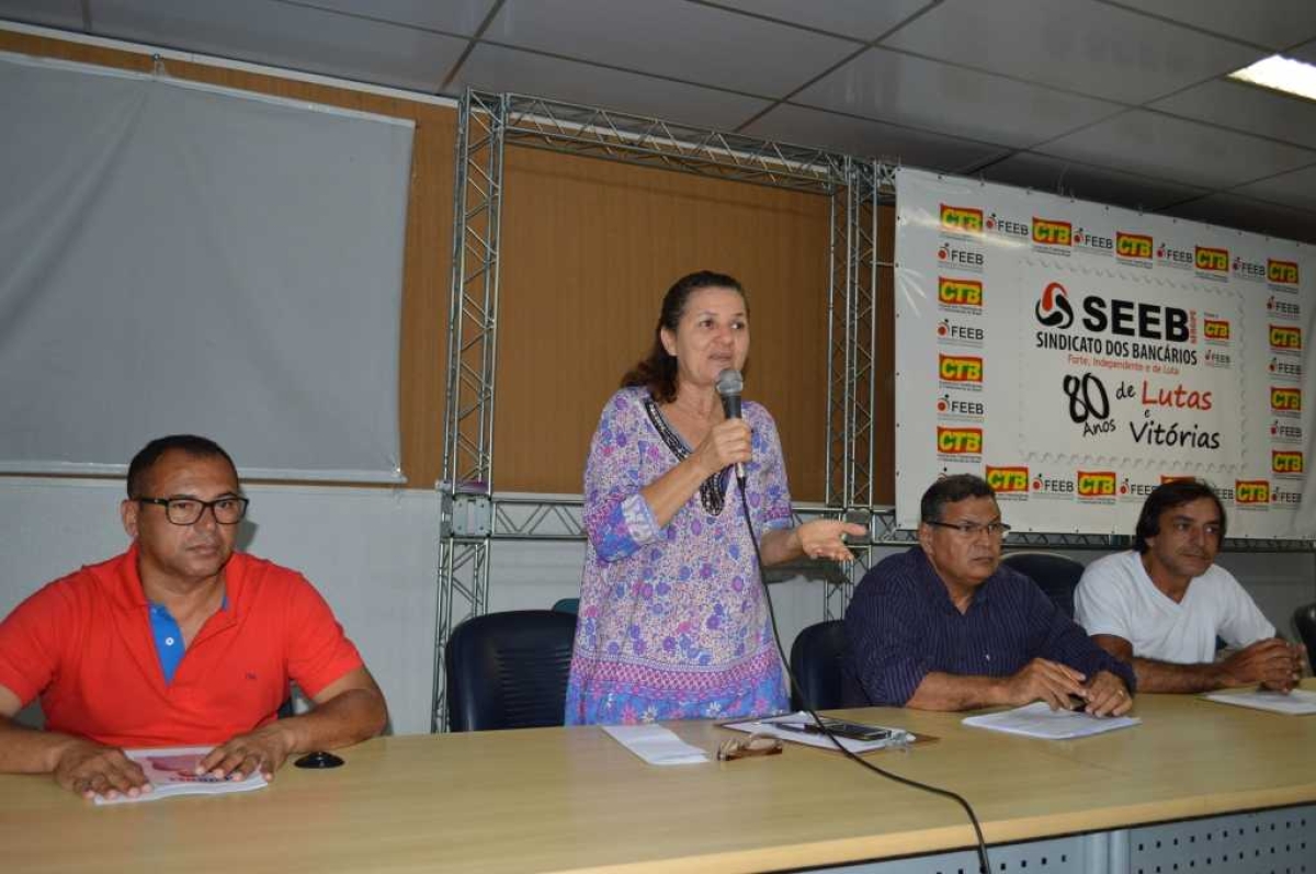 Bancários aprovam participação do Seeb/Sergipe nos atos do dia 15 (Foto: Seeb/SE)