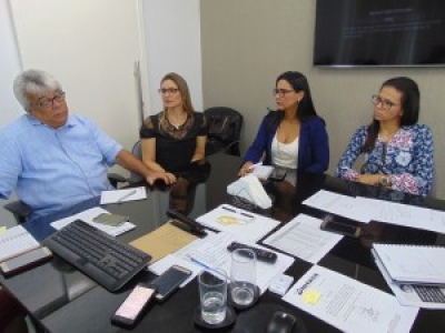 Dados e indicadores da maternidade estiveram entre os temas da reunião (Foto: SES/SE) Dados e indicadores da maternidade estiveram entre os temas da reunião (Foto: SES/SE)