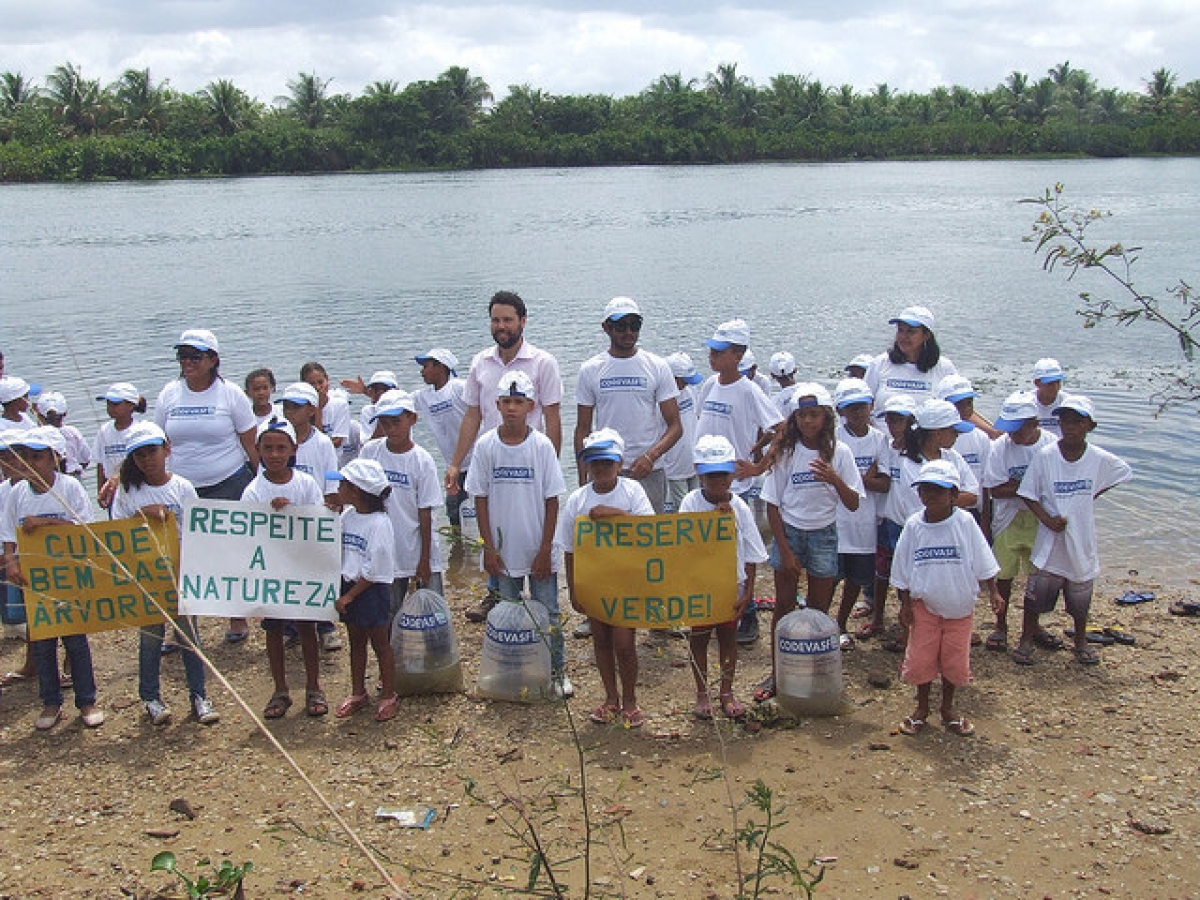 Codevasf celebra Dia Mundial da Água com ações ambientais em Sergipe (Foto: Codevasf) Codevasf celebra Dia Mundial da Água com ações ambientais em Sergipe (Foto: Codevasf)