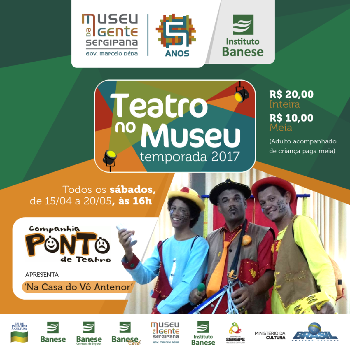 O Teatro no Museu continua com o espetáculo "Na Casa de Vô Antenor" (Imagem: Divulgação)