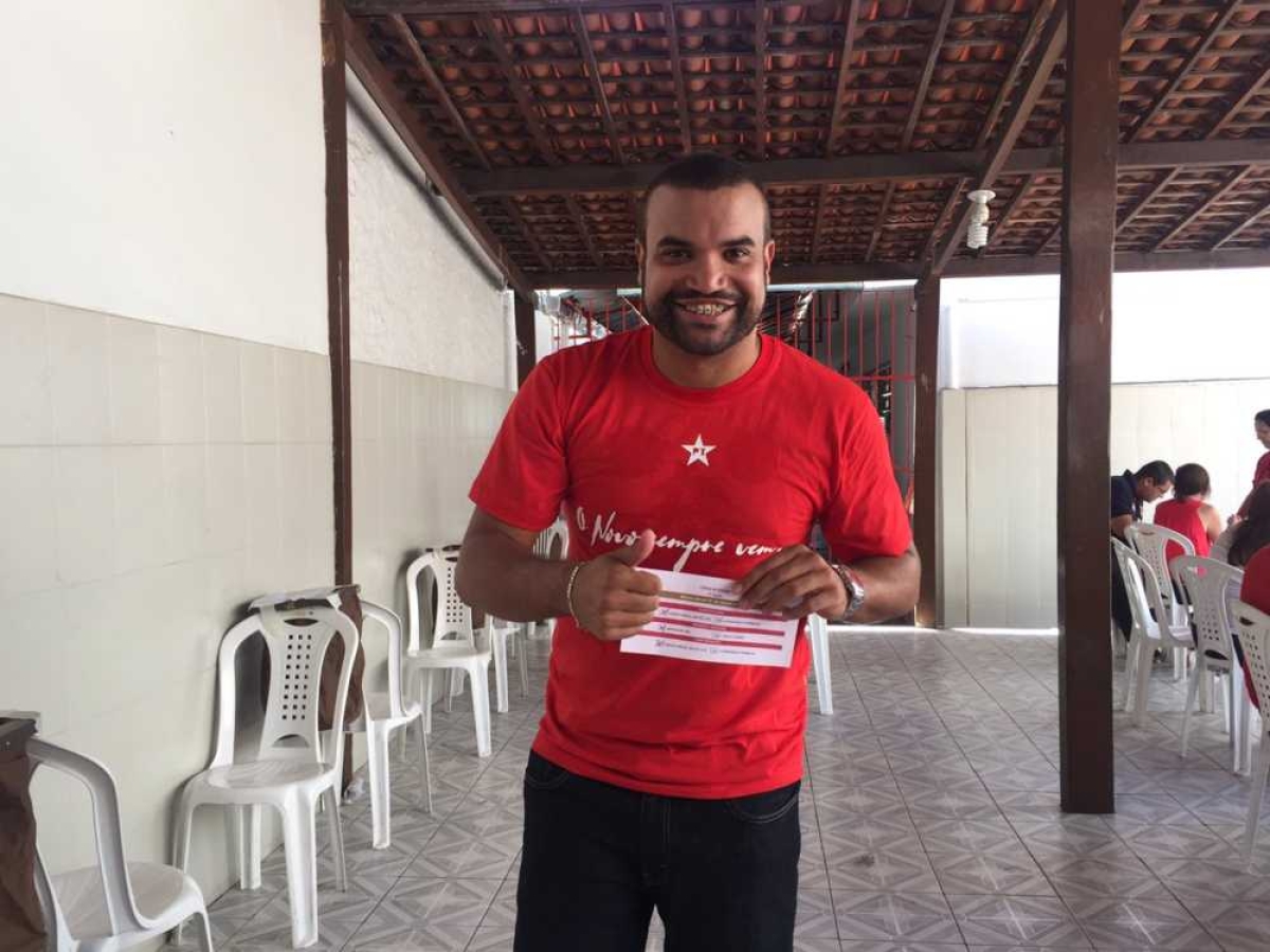 Presidente eleito do PT de Aracaju, Jefferson Lima (Foto: Reprodução/Twitter/@JeffersonJPT)