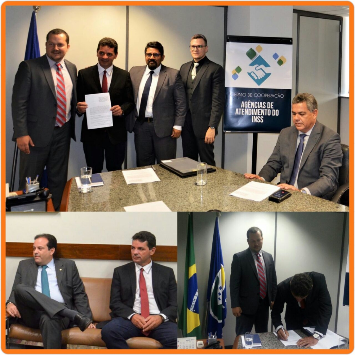 Prefeitura assina acordo com INSS e Boquim terá agência de atendimento (Fotos: Prefeitura de Boquim)