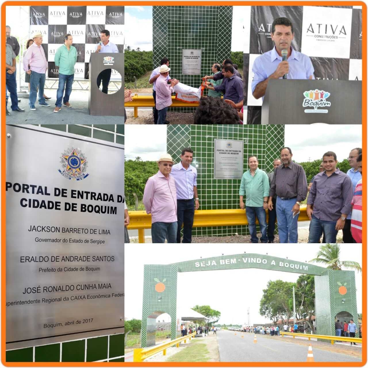 Boquim inaugura Pórtico e vê no desemprego o maior desafio a ser enfrentado (Fotos: Prefeitura de Boquim)