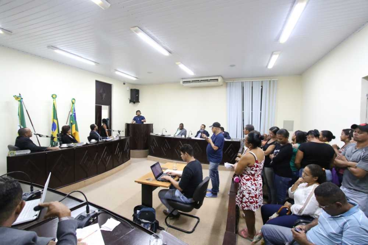 Ex-funcionários da Estrela vão à Câmara reivindicar débitos da Prefeitura de Rosário (Foto: T.Dantas Comunicação e Marketing)
