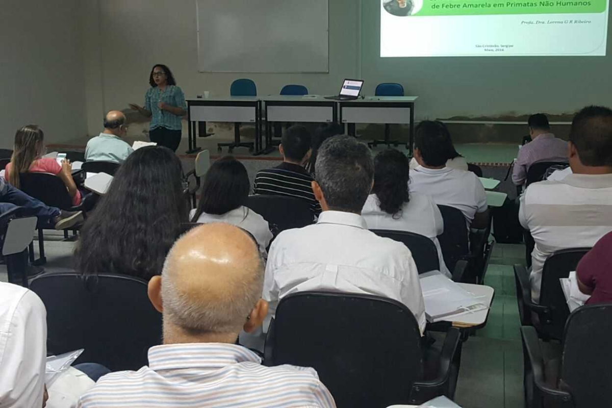 Médicos Veterinários participam de curso sobre Febre Amarela (Foto: SES/SE)