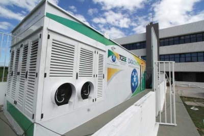 TCE/Sergipe vai inaugurar container que armazenará seu banco de dados (Foto: Cleverton Ribeiro/TCE/SE)
