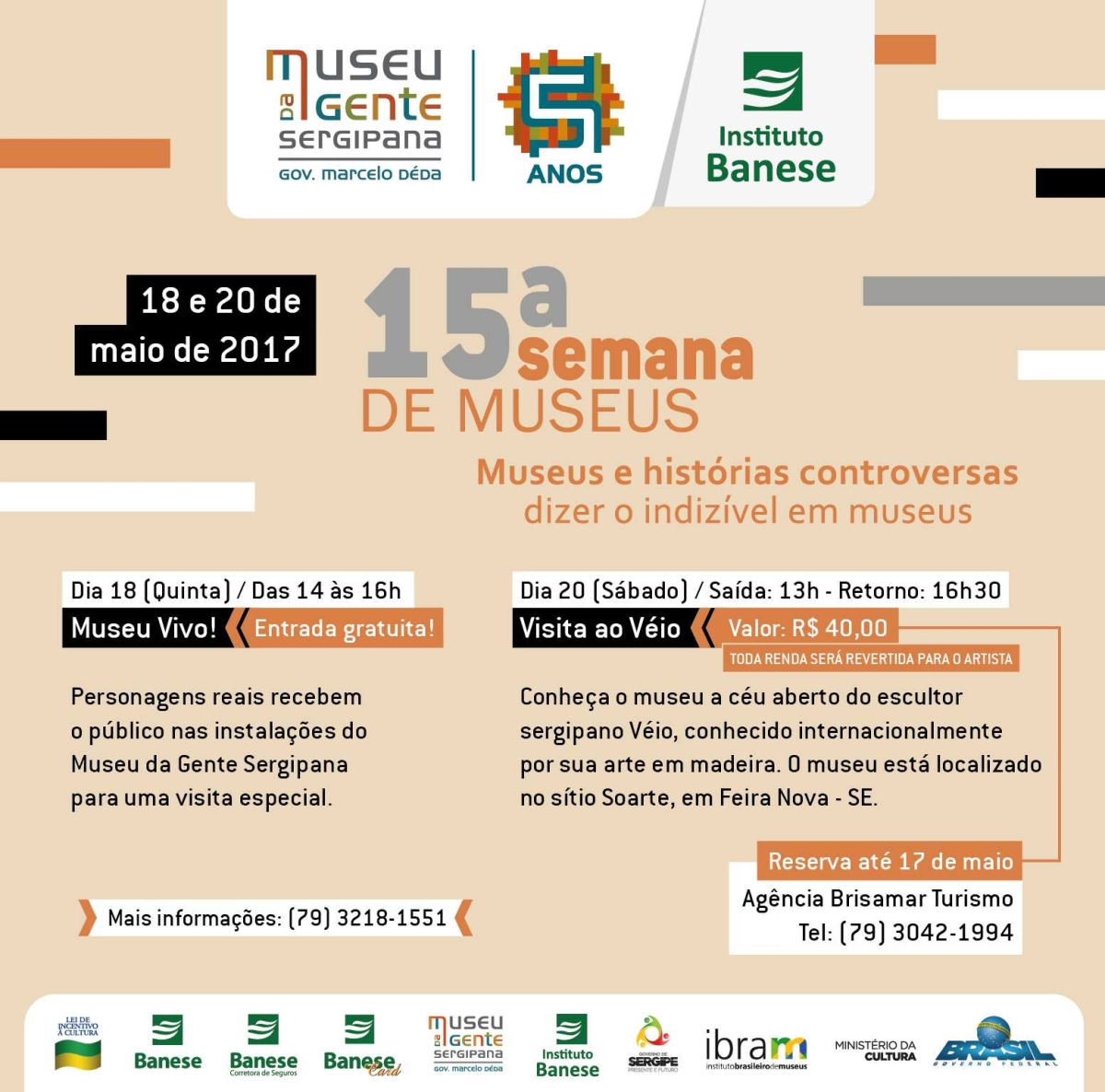 Museu da Gente Sergipana oferece programação especial na 15ª Semana de Museus (Foto: Divulgação/Museu da Gente Sergipana)