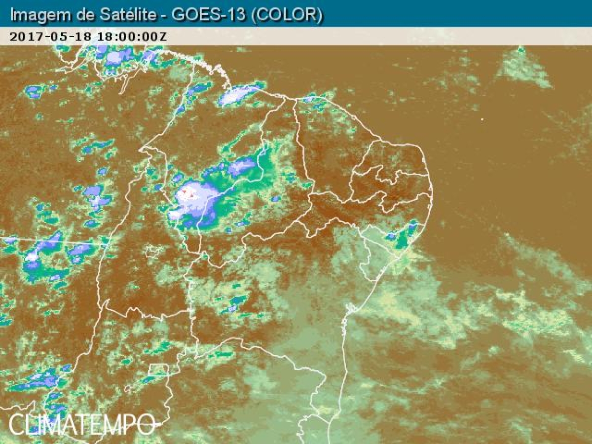 Clima Tempo (Imagem de Satélite - GOES-13)