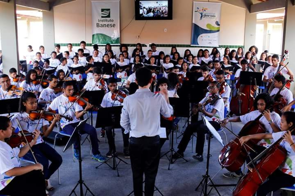 Orquestra Jovem de Sergipe (Foto: Diego DiSouza/Divulgação)