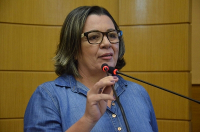 Professora e presidente do Sintese, Ivonete Cruz (Foto: Jadilson Simões/Agência Alese)
