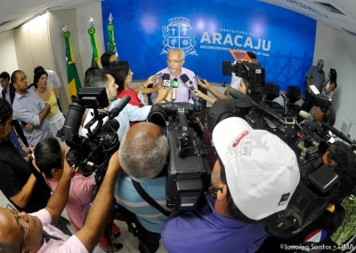 Edvaldo esclarece motivos para não-realização do Forró-Caju neste ano (Foto: Janaína Santos/PMA)