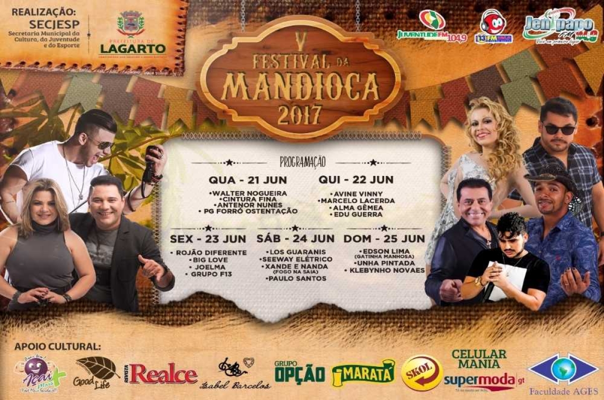 Entre as atrações estão Joelma, Xande e Nanda, Rojão Diferente e Unha Pintada (Imagem: Divulgação)