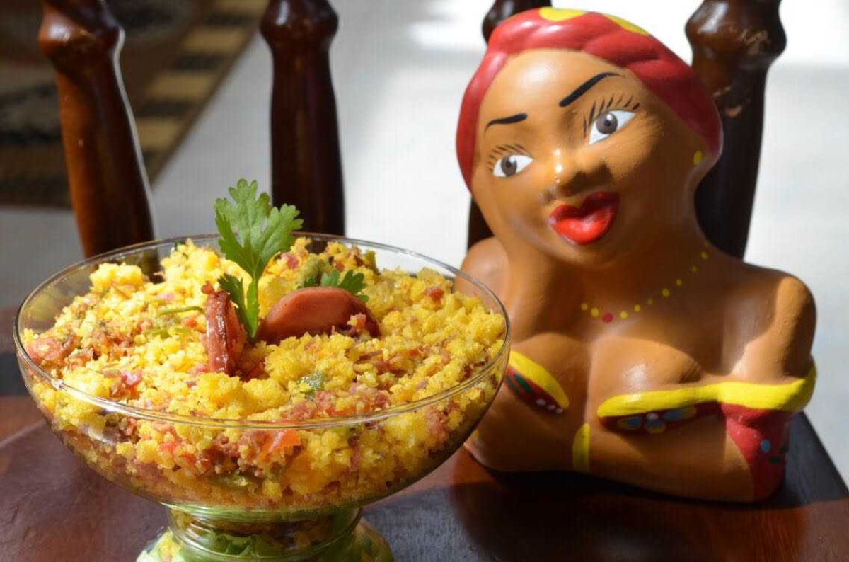 Farofa de milho sonho meu ?? Pousada Sonho Meu, em Propriá (Foto: Divulgação)