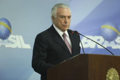  Pronunciamento do presidente da República, Michel Temer, sobre a aprovação da reforma  trabalhista (Foto: Valter Campanato/Agência Brasil)