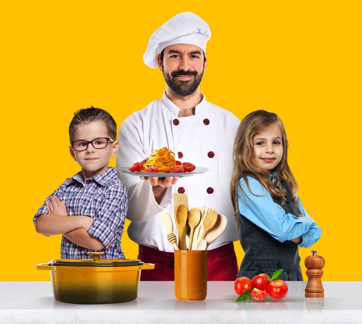 Shopping Jardins promove o desafio "Meu pai é um grande chef" (Foto: Divulgação)