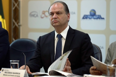 Ministro da Saúde, Ricardo Barros, durante divulgação de dados sobre o combate ao tabagismo (Foto: Valter Campanato/Agência Brasil)