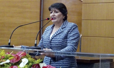 Moção: Maria Mendonça pede a construção de passarelas às margens da BR 235 (Foto: Jadilson Simões)